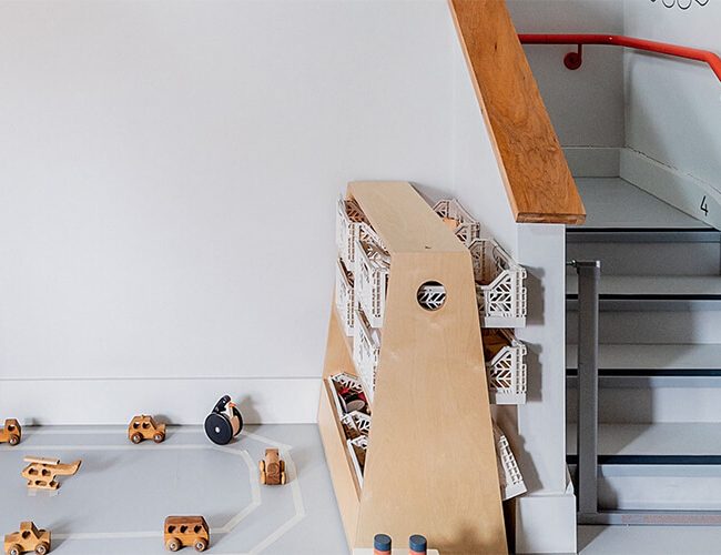 nursery space and stairs in london