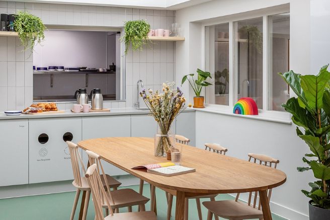 West London nursery cafe and parent area