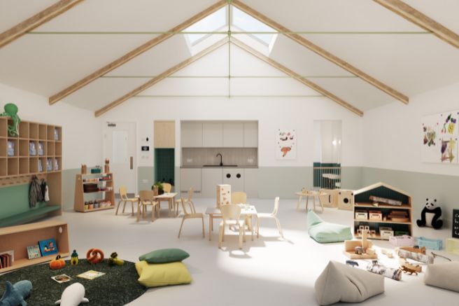 N East Dulwich nursery playroom