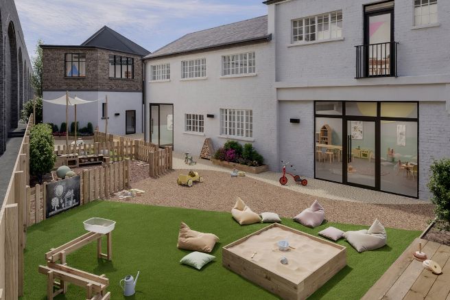 N Battersea nursery garden