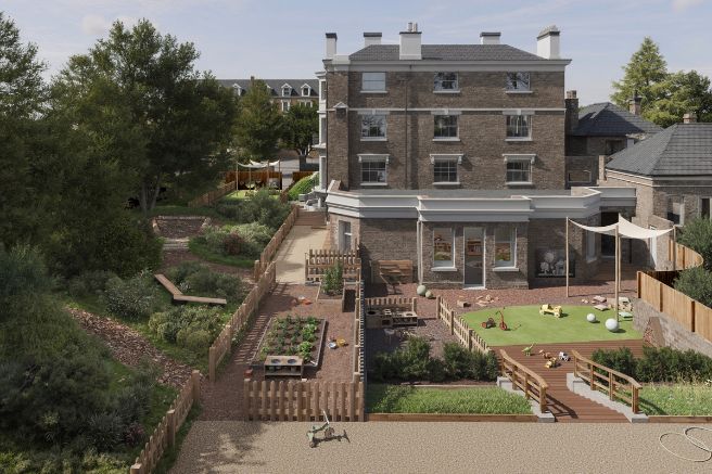 N Streatham nursery garden