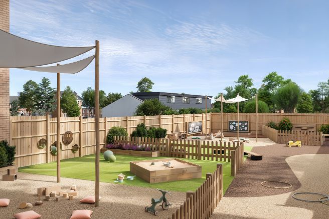 N Upminster nursery garden